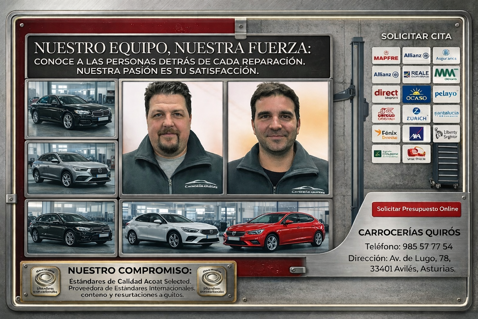 Reparación de golpes coche Avilés